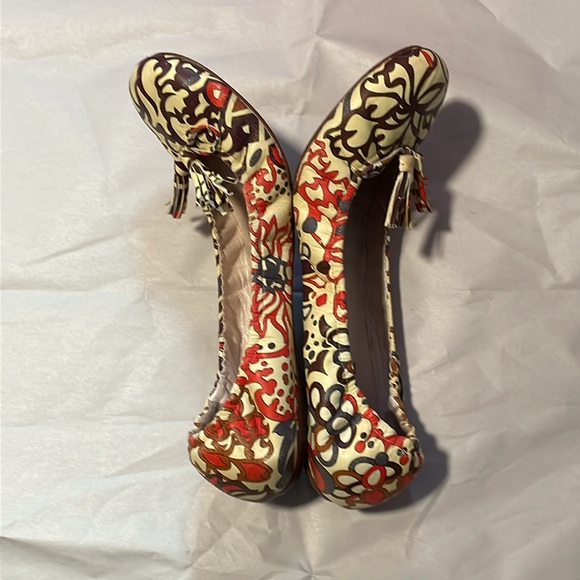 Emilio Pucci Leather Ballet Flats Classic Print - Picture 6 of 15